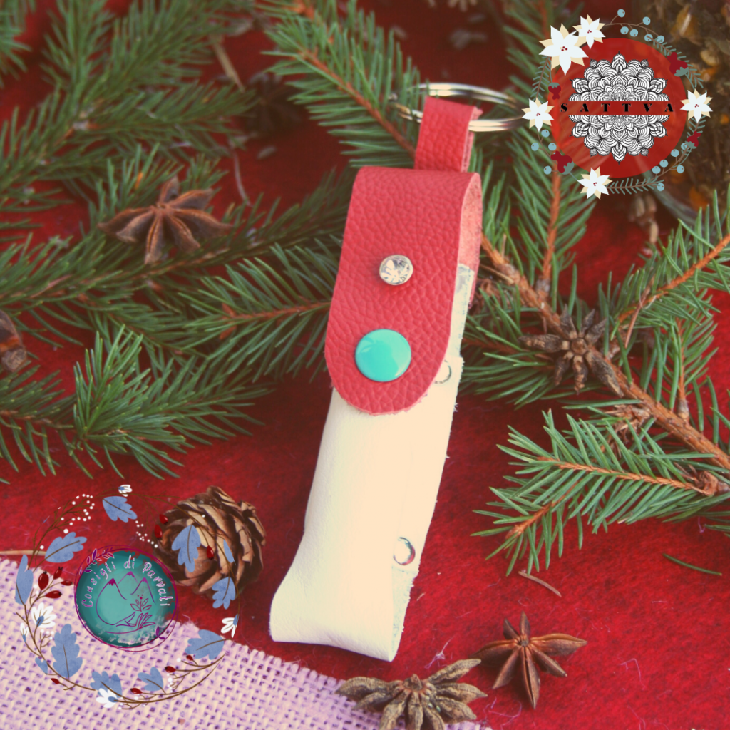 Porta lipstick con Lucida Labbra naturale Idea regalo Natale 2022